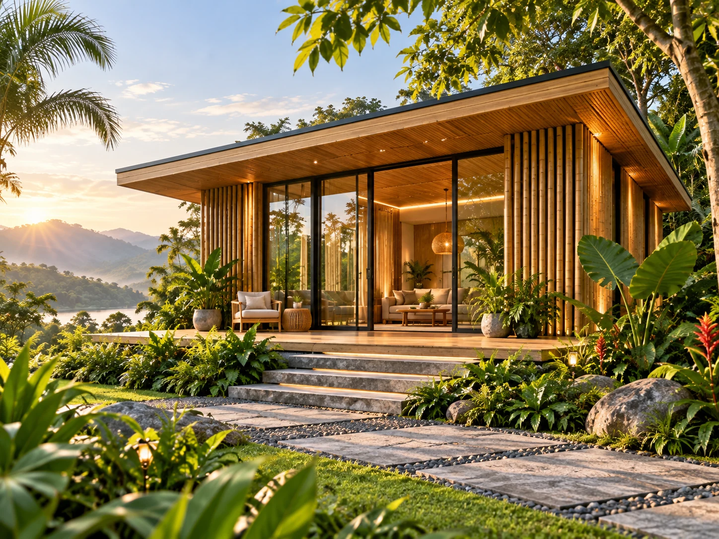 Vista Compact bamboo home concept